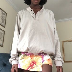 BEIGE VINTAGE WINDBREAKER